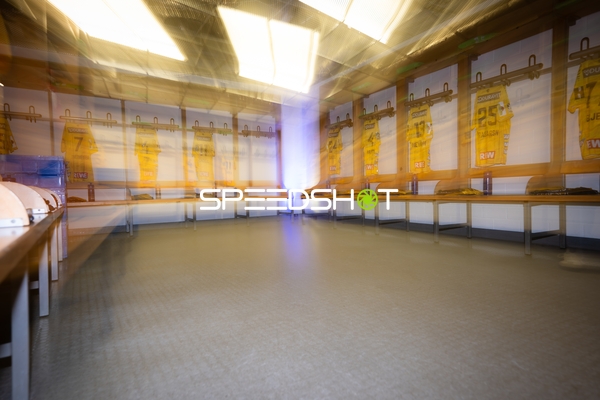 Umkleidekabine der Rhein Neckar Löwen