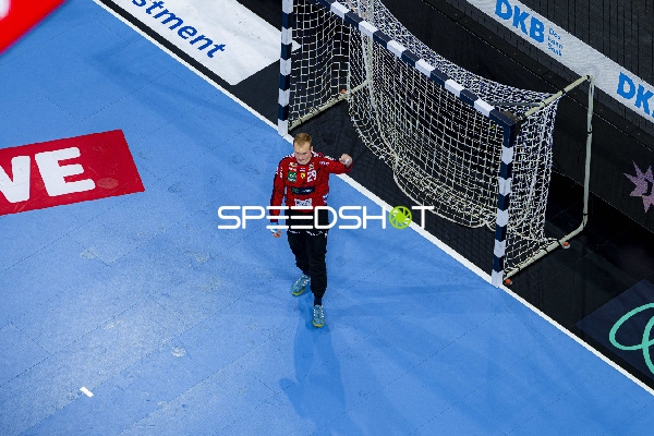 David Späth (29; Rhein Neckar Löwen) in Torwartposition