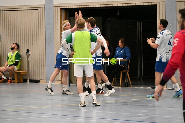 Jubel bei TV Edingen Herren 1