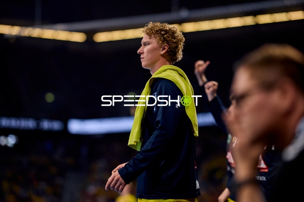 Spieler in der Halle