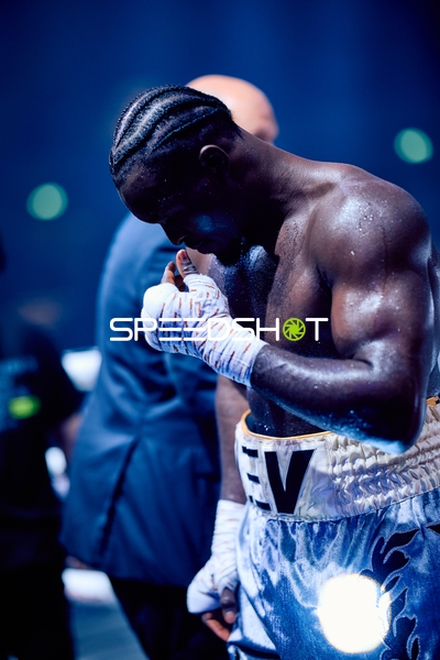 Boxer in der Ringside Zone