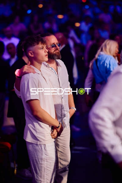 Zuschauer in Ringside Zone