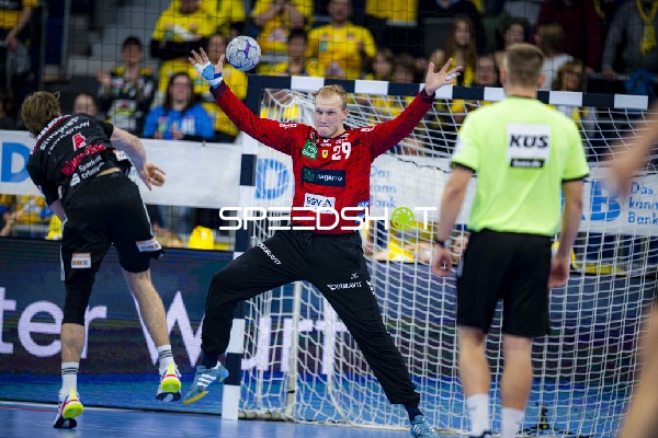 David Späth (29; Rhein Neckar Löwen) in Aktion