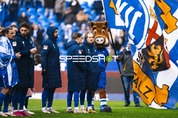 Spieler vor Spielbeginn