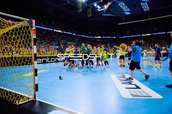 Feier nach dem Spiel