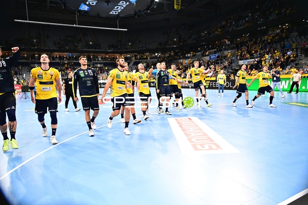 Rhein-Neckar Löwen feiern Sieg in der SAP Arena