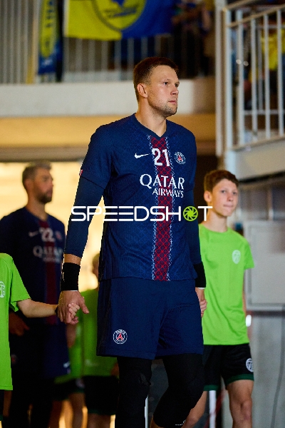 Spieler in der Halle