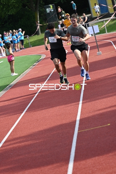 Sprintduell beim TVE Sommerlauf Edingen