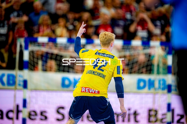 Torjubel Jon Lindenchrone Andersen (42;Rhein Neckar Löwen)