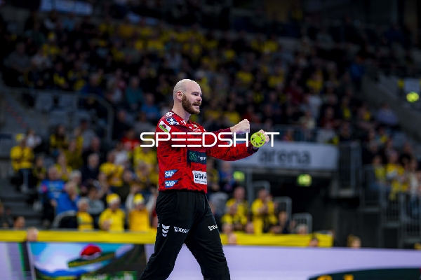 Mike Jensen (20; Rhein Neckar Löwen) in Aktion