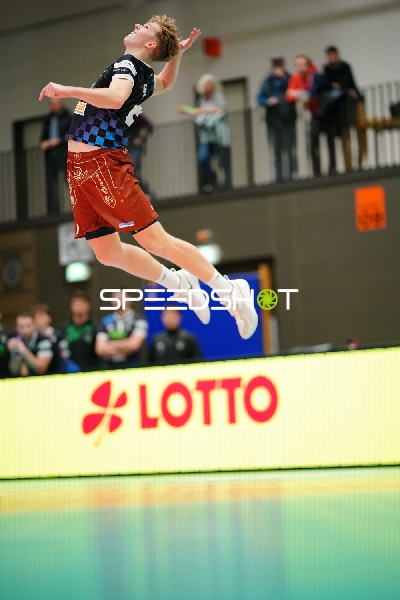 Volleyball-Spielszene in Aktion