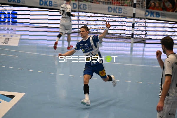 Vincent Büchner (74; ThSV Eisenach) jubelt