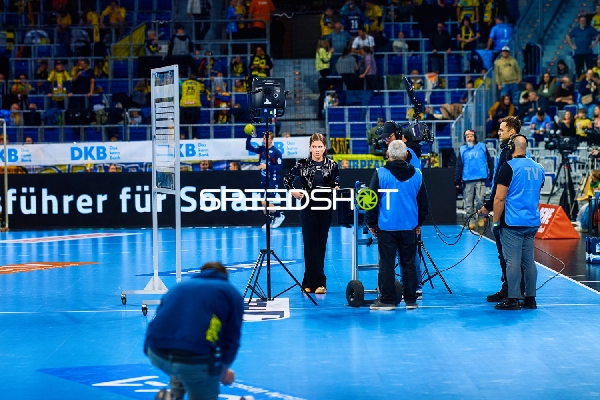 Medienberichterstattung auf dem Spielfeld