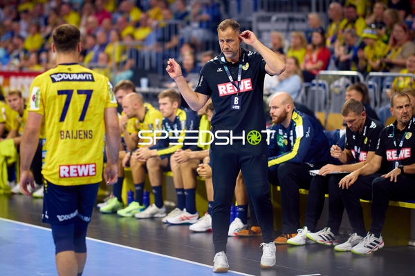 Trainer Maik Machulla (Trainer; Rhein Neckar Löwen) an Seitenlinie