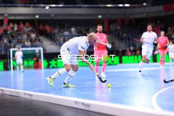 EuroHockey Indoor Championship 2026 - Loris GRANDCHAMP (10; Schweiz) mit Ball