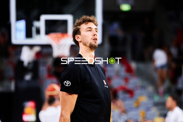 Nationalspieler beim Aufwärmen