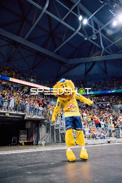 Maskottchen-Performance