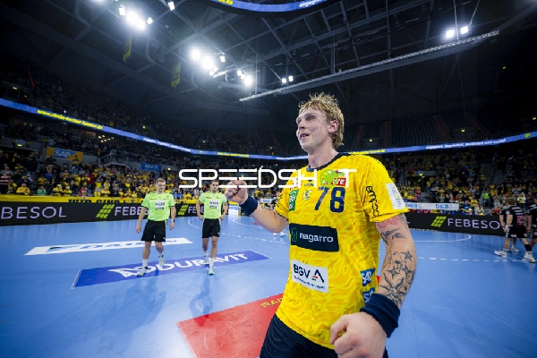 Edwin Aspenbäck (78; Rhein Neckar Löwen) in Aktion