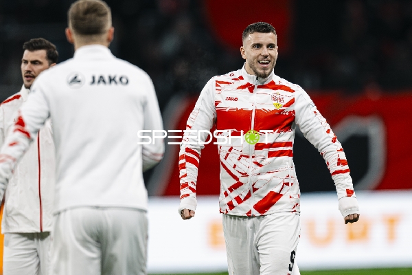 Spieler beim Aufwärmen