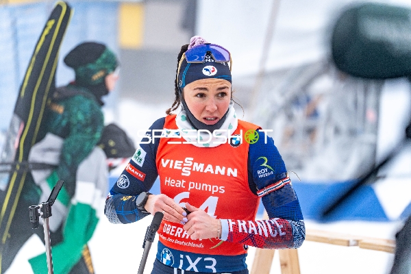 Biathlon, BMW IBU WORLD CUP BIATHLON, Sprint Frauen 7,5 km, Oberhof, Deutschland, BENED Camille #64 FRA