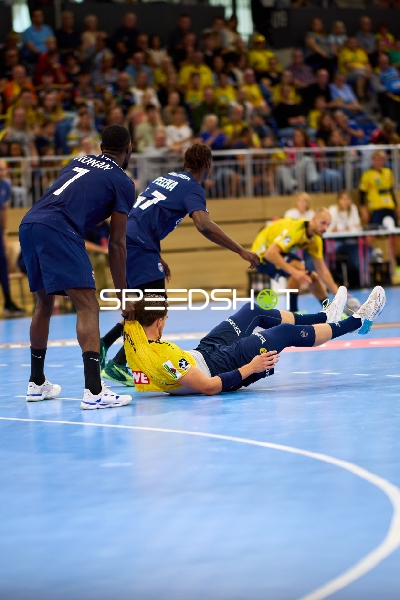 Spieler kämpfen um Position