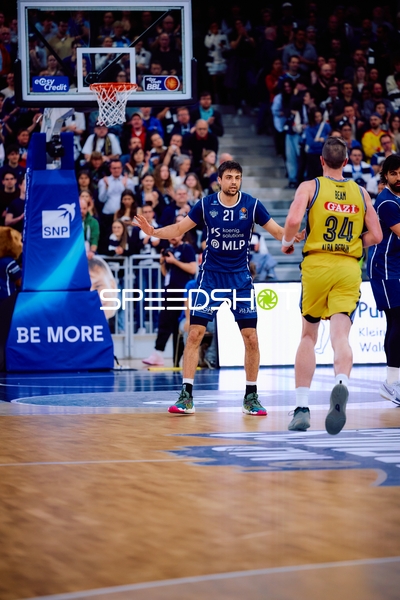 Verteidigungssituation im Basketballspiel