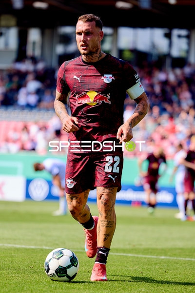 Ball-Aktion auf dem Feld