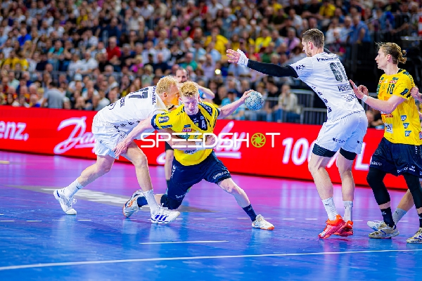 Handball I Herren I Saison 2024-2025 I DHB-Pokal I Halbfinale I Rhein-Neckar Löwen - THW Kiel I 12.04.2025