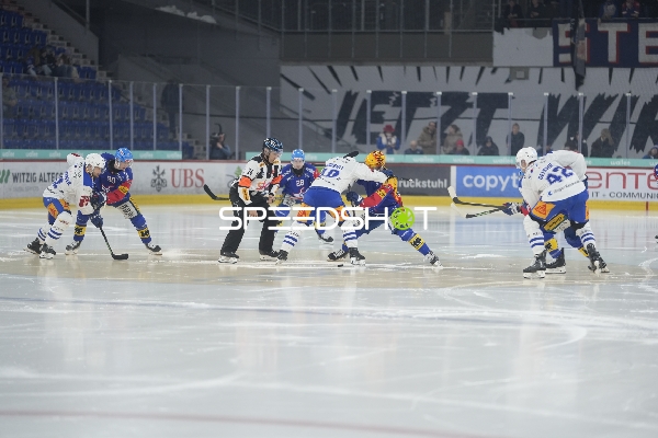 Faceoff in der Swiss Arena