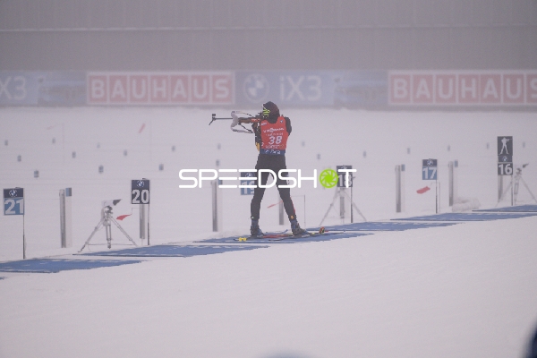 Schützin Anna WEIDEL (38; Biathlon Frauen) im Sprint