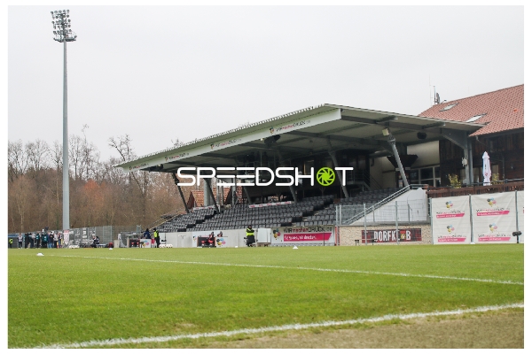 Fußballspiel in Großaspach