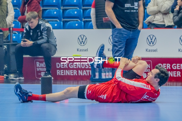 Szene mit Spieler von Team MT Melsungen