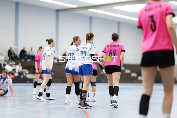 Mannschaftsaufstellung in der Sporthalle