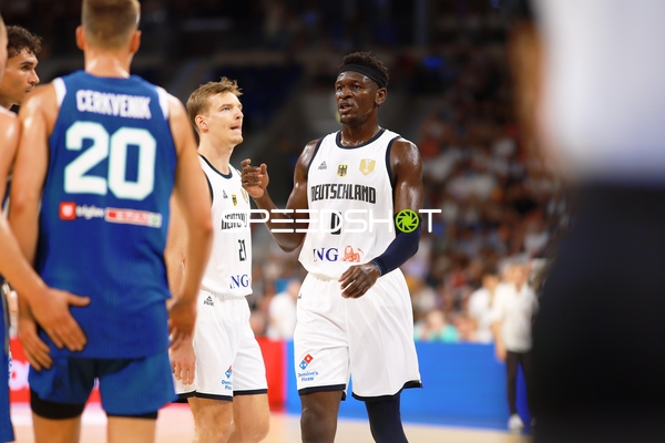 Spieler auf dem Court