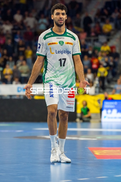 Ahmed Khairy (17; SC DHfK Leipzig) positioniert sich