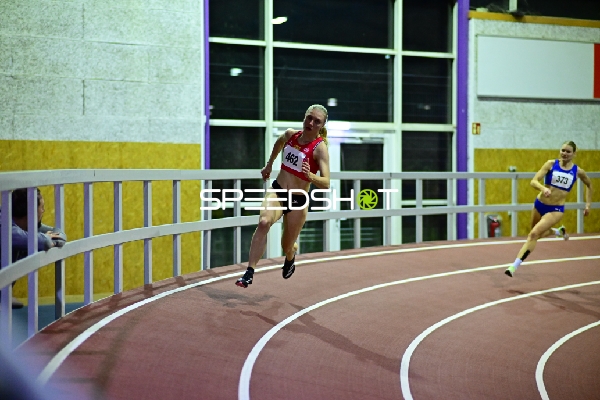 Leichtathletik-Läuferinnen in Aktion