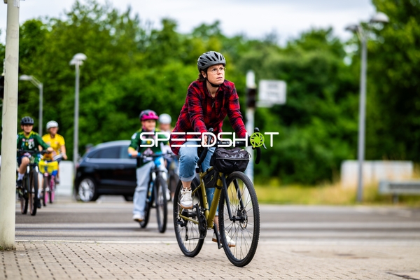 Radfahrer unterwegs