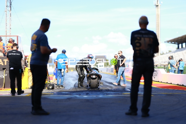 Motorrad Drag Racing am Hockenheimring