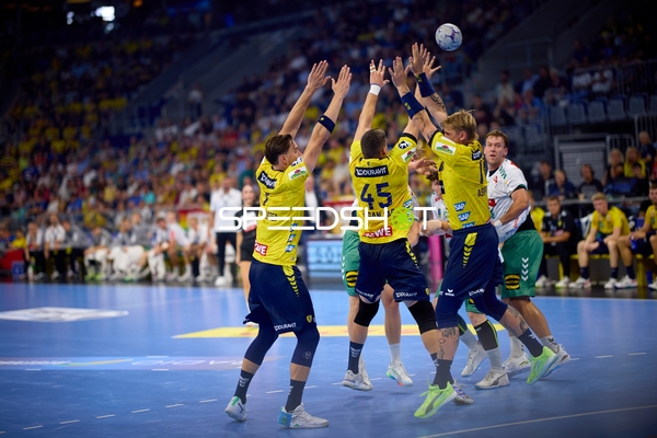 Rhein Neckar Löwen verteidigen Wurf