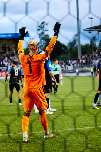 Torwart Lucas Becker (1; FSV Frankfurt) in Aktion