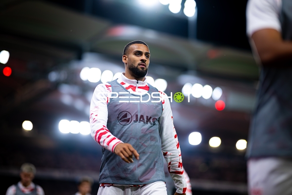 Spieler beim Aufwärmen