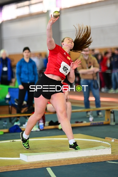 Kugelstoßen von Adeline HAISCH (95; LG Region Karlsruhe)