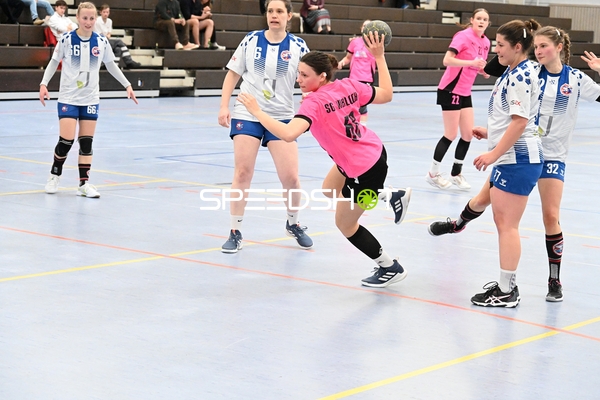 Handballwurf von SG Nussloch gegen Tv Edingen