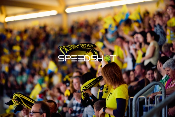 Fans feiern in der Halle