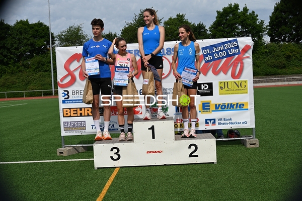 Siegerehrung TVE Sommerlauf Edingen