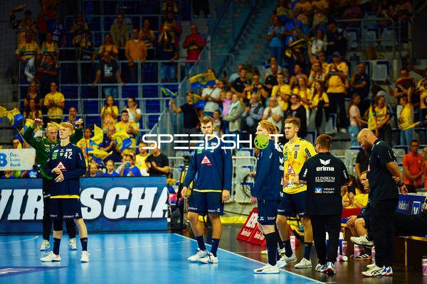 Spielvorbereitung der Rhein Neckar Löwen