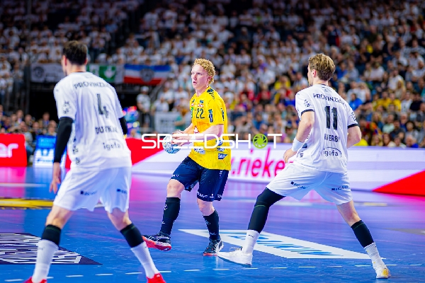 Handball I Herren I Saison 2024-2025 I DHB-Pokal I Halbfinale I Rhein-Neckar Löwen - THW Kiel I 12.04.2025