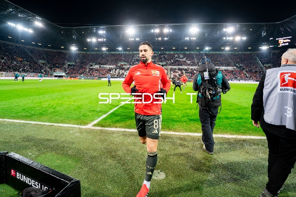 Spieler beim Aufwärmen