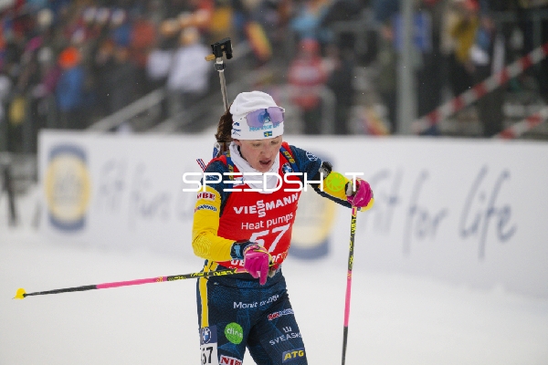 Sprint der Frauen mit Linn GESTBLOM (57; Biathlon Frauen)
