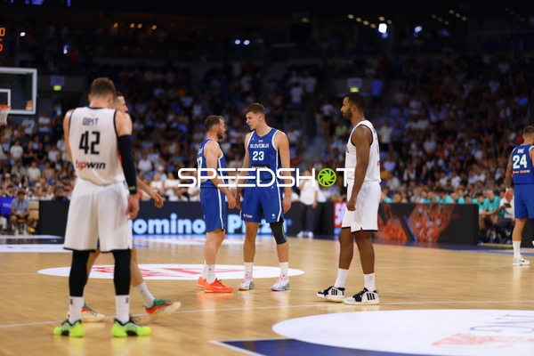 Spieler auf dem Court